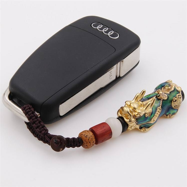 Pi Yao Lucky Charm Keychain for Carrying Wealth Luck and Protection